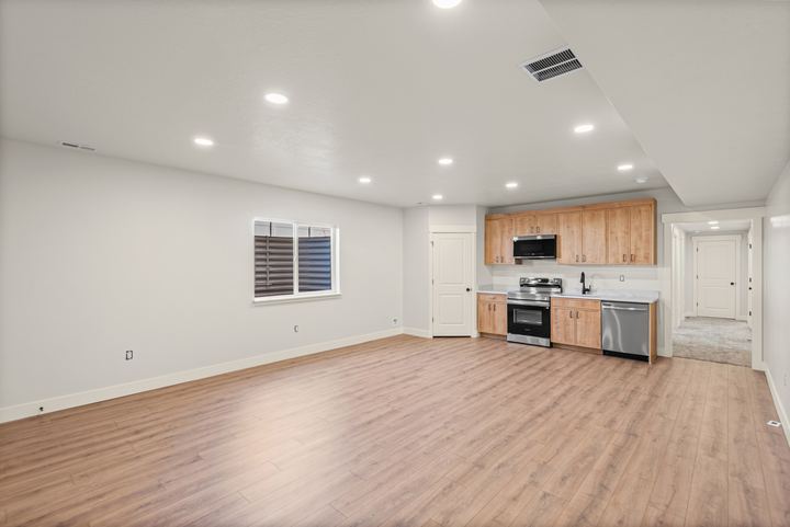 Basement ADU living area
