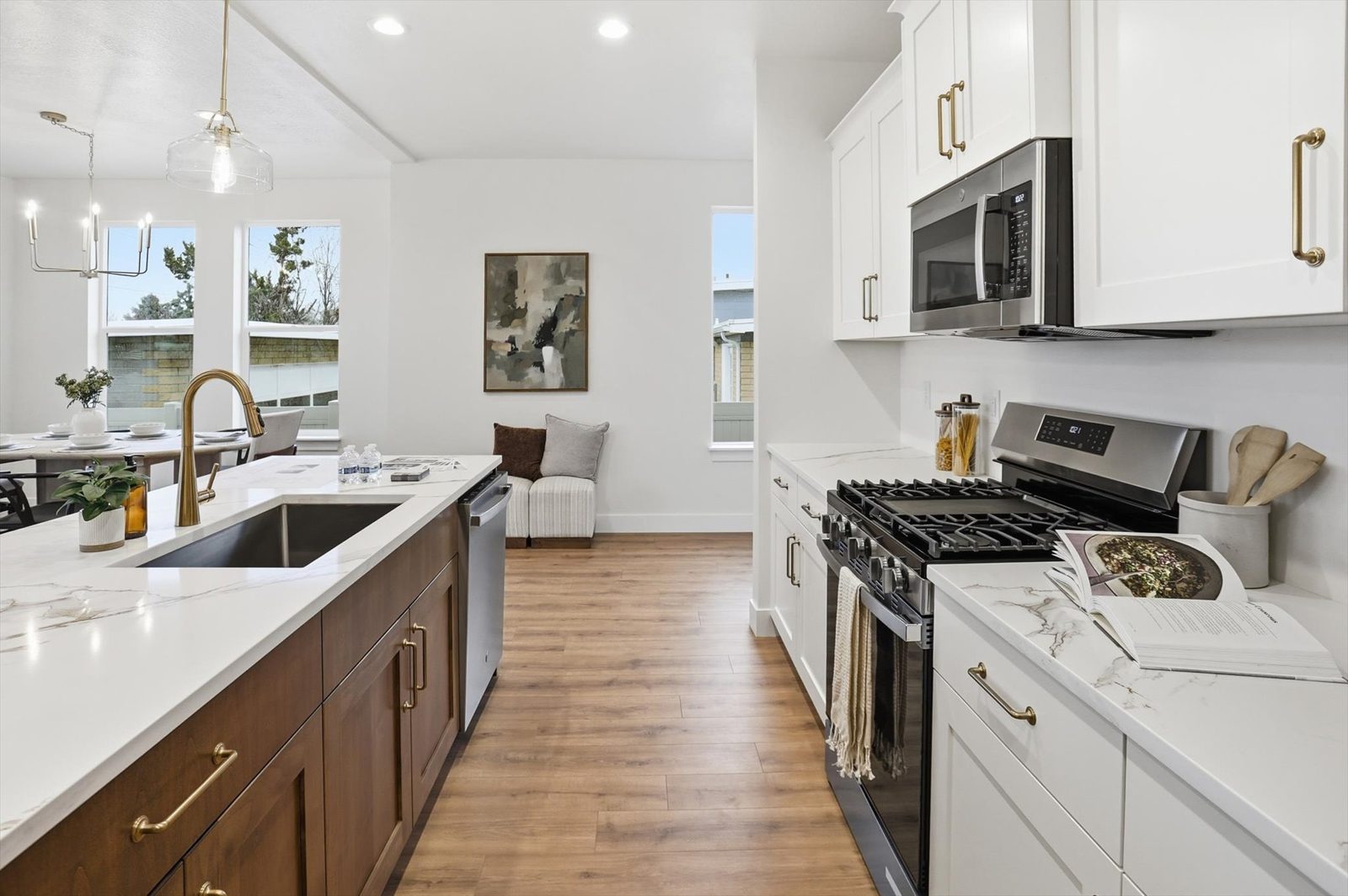 Two-tone custom kitchen